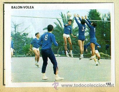 Sammelleidenschaft Sport: CROMO CONTAMOS CONTIGO / ED. COLED 1968 -192 balon-volea hispano mundet -DEPORTES - PEGADO EN ALBUM