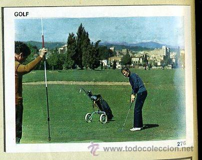 Sammelleidenschaft Sport: CROMO CONTAMOS CONTIGO / ED. COLED 1968 -276 golf / salvador montagut - DEPORTES - PEGADO EN ALBUM