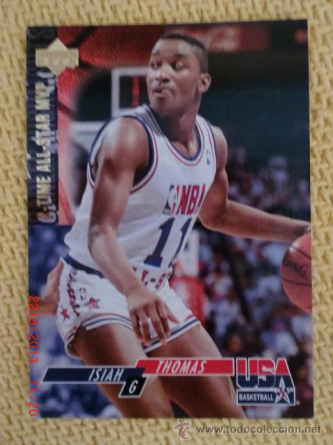 Sammelleidenschaft Sport: UPPER DECK 1994 USA BASKETBALL - 70 - ISAIAH THOMAS