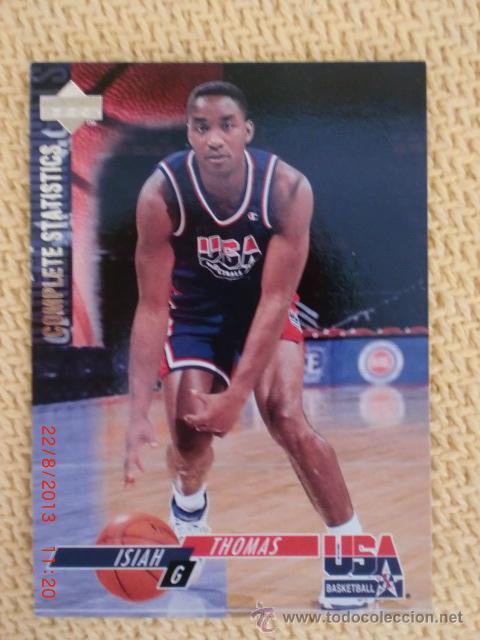 Sammelleidenschaft Sport: UPPER DECK 1994 USA BASKETBALL - 72 - ISIAH THOMAS