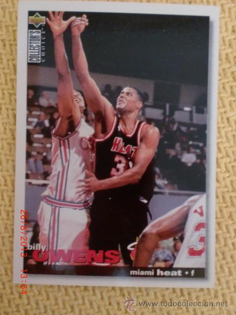 Coleccionismo deportivo: NBA UPPER DECK 1995 - 30 - BILLY OWENS