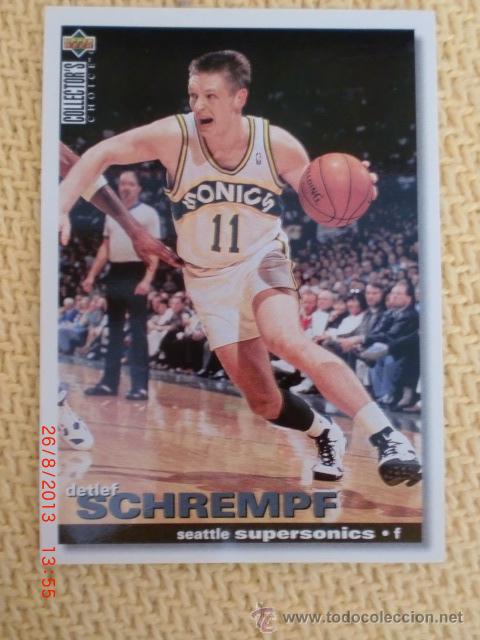 Coleccionismo deportivo: NBA UPPER DECK 1995 - 55 - DETLEF SCREMPF