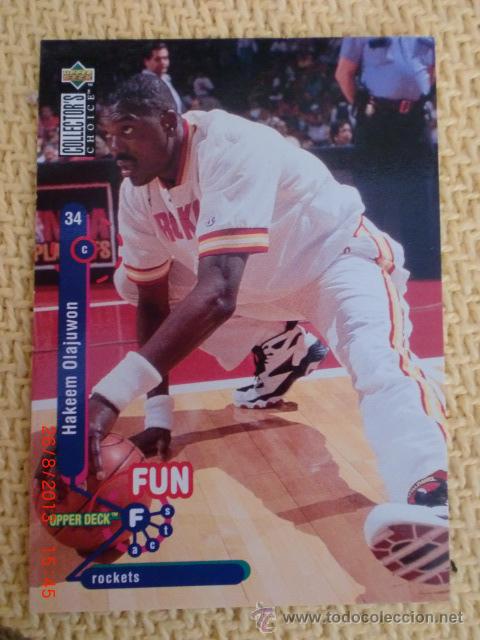 Coleccionismo deportivo: NBA UPPER DECK 1995 - HAKEEM OLAJUWON