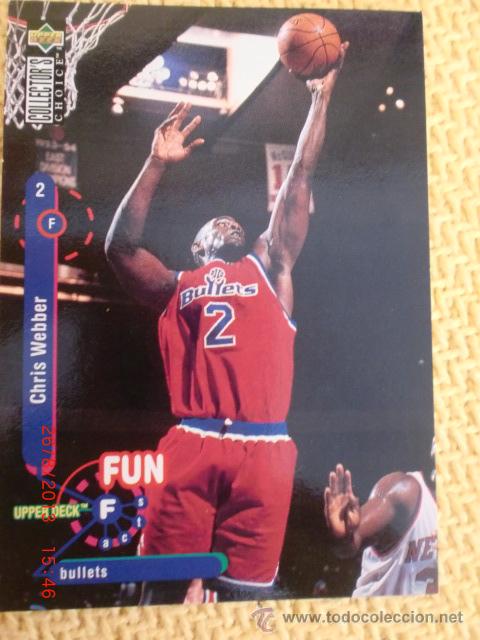 Coleccionismo deportivo: NBA UPPER DECK 1995 - 194 - CHRIS WEBBER - Foto 1