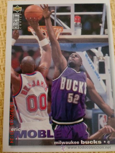 Coleccionismo deportivo: UPPER DECK NBA 95 - 104 - ERIC MOBLEY - Foto 1