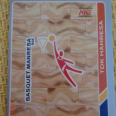 Coleccionismo deportivo: MUNDICROMO FICHAS ACB 95. - 91 - BASQUET MANRESA. Lote 39058578