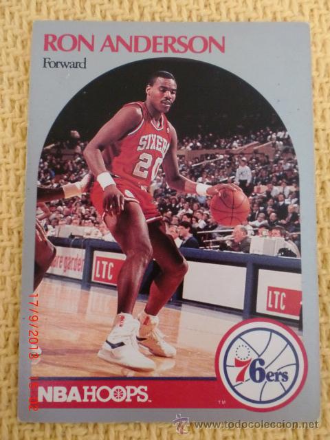 Sports collectibles: CARD NBA HOOPS 1990 - 224 - RON ANDERSON