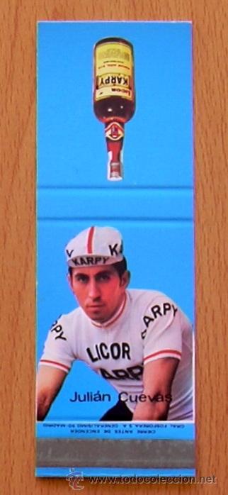 Coleccionismo deportivo: Ciclismo - Juli&aacute;n Cuevas - Equipo Licor Karpy 1970