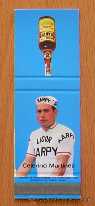 Coleccionismo deportivo: Ciclismo - Celerino Martinez - Equipo Licor Karpy 1970
