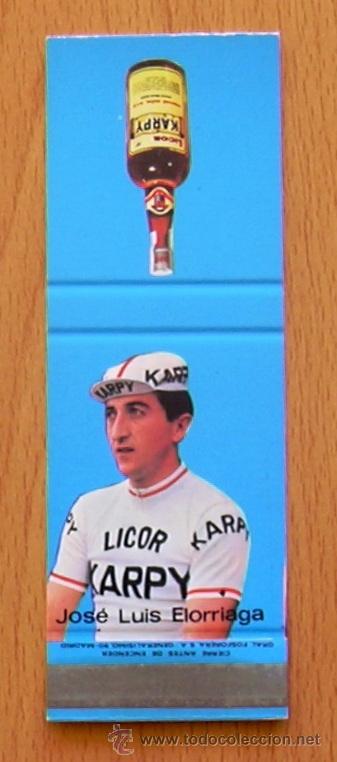 Coleccionismo deportivo: Ciclismo - Jose Luis Elorriaga - Equipo Licor Karpy 1970
