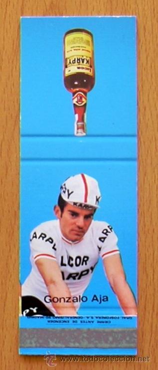Coleccionismo deportivo: Ciclismo - Gonzalo Aja - Equipo Licor Karpy 1970