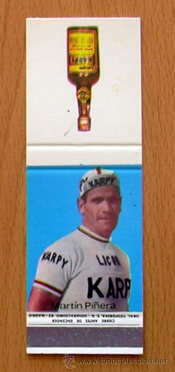 Coleccionismo deportivo: Ciclismo - Martin Pi&ntilde;era - Equipo Licor Karpy 1969