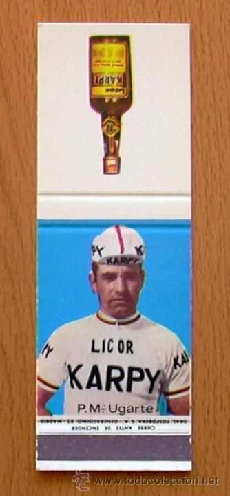 Coleccionismo deportivo: Ciclismo - Pedro Maria Ugarte - Equipo Licor Karpy 1969