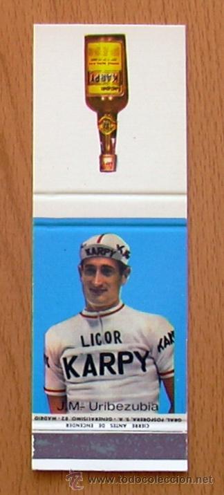 Coleccionismo deportivo: Ciclismo - Juan Maria Uribezubia - Equipo Licor Karpy 1969