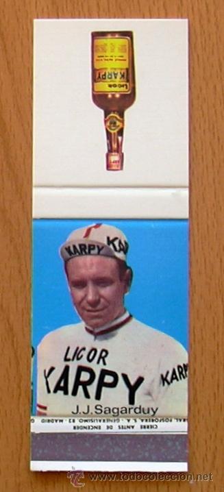Coleccionismo deportivo: Ciclismo - Juan Jose Sagarduy - Equipo Licor Karpy 1969