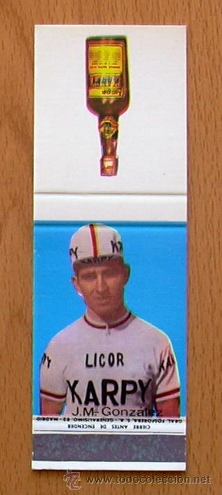 Coleccionismo deportivo: Ciclismo - Jose Maria Gonz&aacute;lez - Equipo Licor Karpy 1969