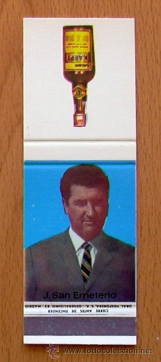 Coleccionismo deportivo: Ciclismo - Julio San Emeterio - Director Equipo Licor Karpy 1969