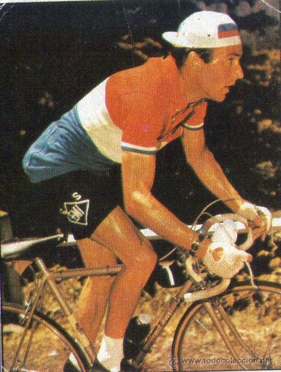 Coleccionismo deportivo: VUELTA CICLISTA - ASES INTERNACIONALES DEL PEDAL - CROMO N&ordm; 189 - CHARLY GAUL - HUESO - MERCHANTE.