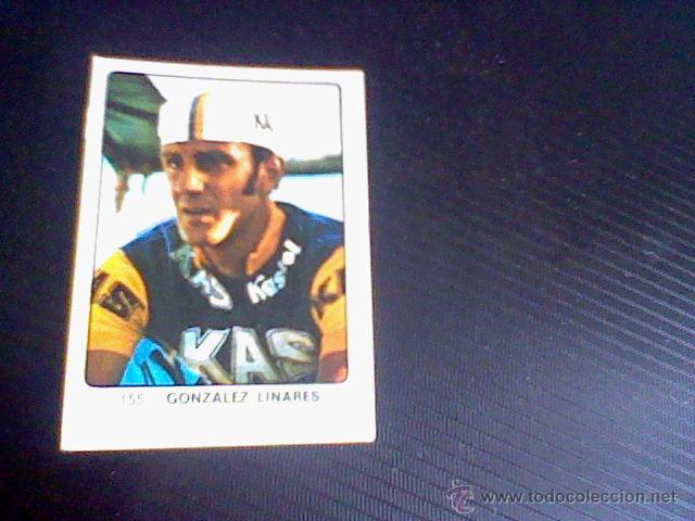 Coleccionismo deportivo: cromo nunca pegado ed keisa 1974 campeones deporte mundial n&ordm; 155 gonzalez linares ciclismo