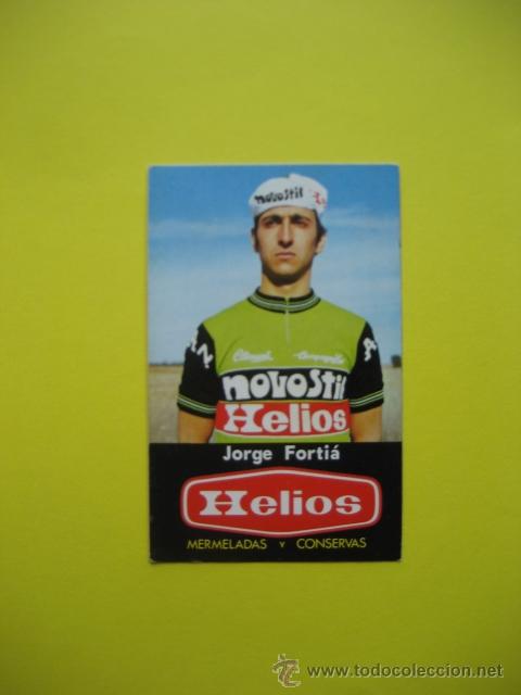 Coleccionismo deportivo: CICLISMO: CROMO CICLISTA JORGE FORTIA - NOVOSTIL HELIOS 1979
