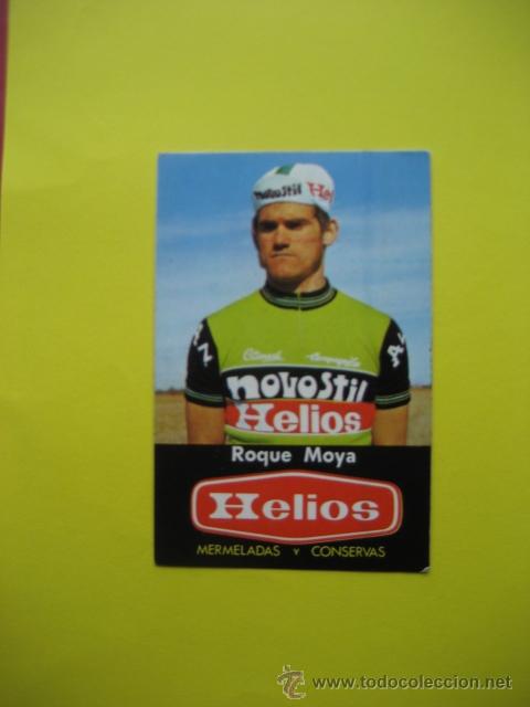 Coleccionismo deportivo: CICLISMO: CROMO CICLISTA ROQUE MOYA - NOVOSTIL HELIOS 1979