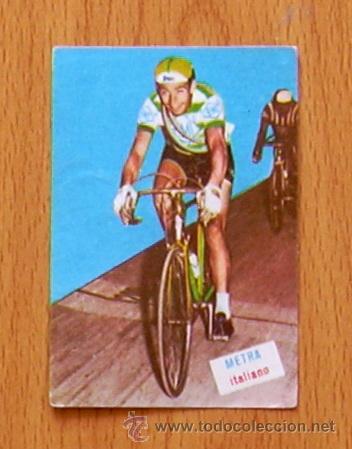 Coleccionismo deportivo: Ciclismo - Metra, Italia - Vuelta Ciclista Espa&ntilde;a 1961 - Editorial Fher - Nunca pegado