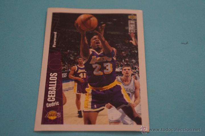 Collezionismo sportivo: CROMO DE BALONCESTO:CEBALLOS DEL LAKERS,N&ordm;17,NBA BASKETBALL,1996-1997/96-97