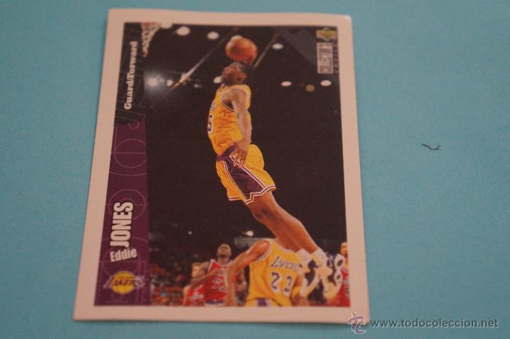 Collezionismo sportivo: CROMO DE BALONCESTO:JONES DEL LAKERS,N&ordm;19,NBA BASKETBALL,1996-1997/96-97