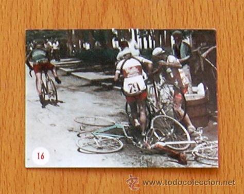 Coleccionismo deportivo: Ciclismo - n&ordm; 16 - Escenas deportivas - Editorial Fher 1953 - Nunca pegado
