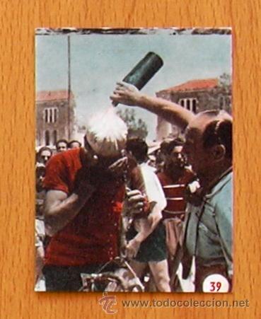 Coleccionismo deportivo: Ciclismo - n&ordm; 39 - Escenas deportivas - Editorial Fher 1953 - Nunca pegado