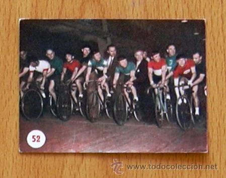 Coleccionismo deportivo: Ciclismo - n&ordm; 52 - Escenas deportivas - Editorial Fher 1953 - Nunca pegado