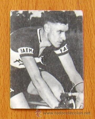 Coleccionismo deportivo: Ciclismo - 116 Van Daele - Vuelta ciclista Espa&ntilde;a 1959 -Editorial Fher - Nunca pegado