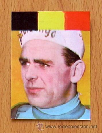 Coleccionismo deportivo: Ciclismo - 195 Van Steenbergen - Vuelta ciclista Espa&ntilde;a 1959 -Editorial Fher - Nunca pegado