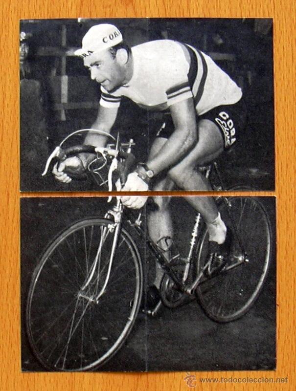 Coleccionismo deportivo: Ciclismo- 143-144-145-146 Van Steenbergen -Vuelta ciclista Espa&ntilde;a 1959 -Editorial Fher -Nunca pegado