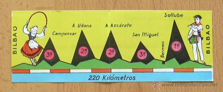Coleccionismo deportivo: Ciclismo - 157-158 etapa 17&ordf; - Vuelta ciclista Espa&ntilde;a 1959 - Editorial Fher - Nunca pegado