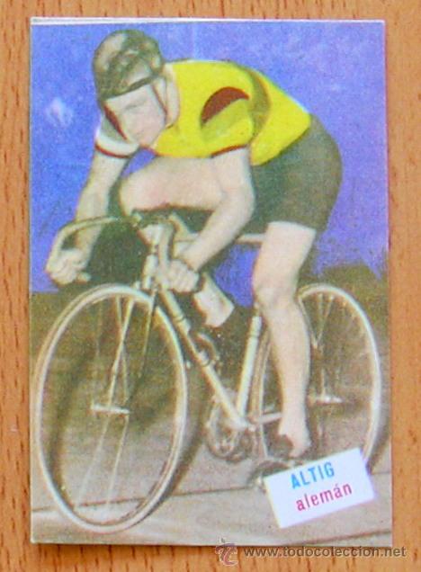 Coleccionismo deportivo: Ciclismo - Altig, Alemania - Vuelta Ciclista Espa&ntilde;a 1961 - Editorial Fher - Nunca pegado