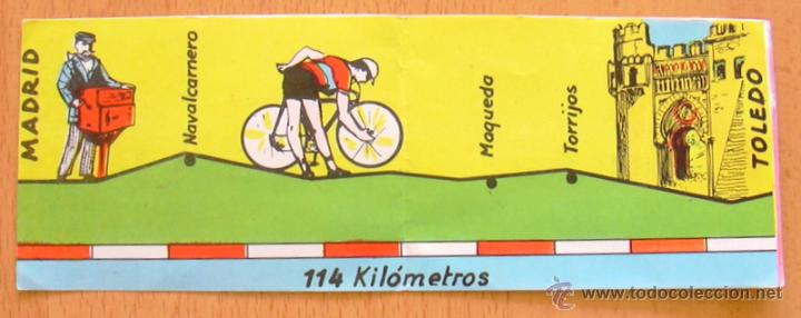 Coleccionismo deportivo: Ciclismo - 9-10 Etapa 1&ordf; - Vuelta ciclista Espa&ntilde;a 1959 - Editorial Fher - Nunca pegado