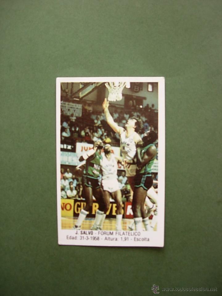 Sports collectibles: CROMOS BASKET 87 88 1987 1988 BALONCESTO MERCHANTE CONVERSE CROMO N&ordm; 52 J. SALVO FORUM FILATELICO
