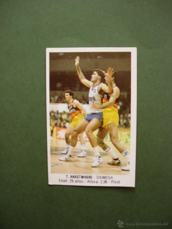 Sports collectibles: CROMOS BASKET 87 88 1987 1988 BALONCESTO MERCHANTE CONVERSE CROMO N&ordm; 76 T. HARSTWHORE OXIMESA