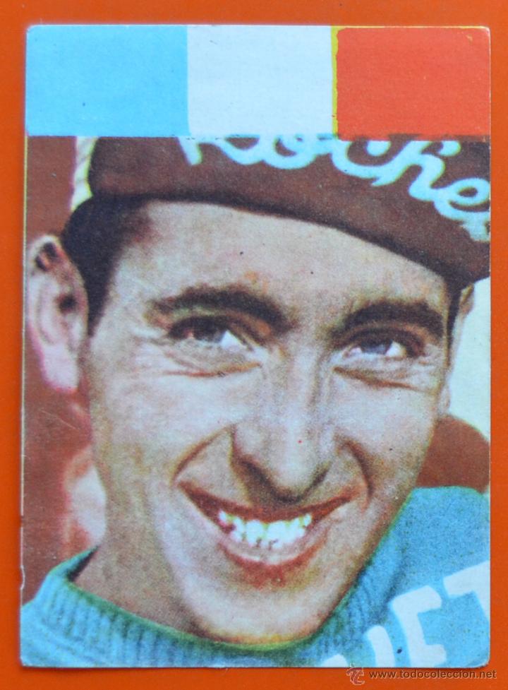 Coleccionismo deportivo: CROMO ANTIGUO - LA VUELTA CICLISTA A ESPA&Ntilde;A - N&ordm; 197 - HUOT - EDITORIAL FHER - A&Ntilde;OS 50