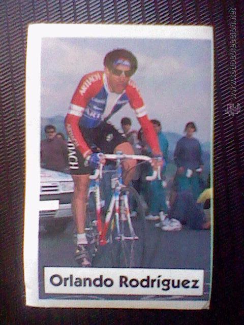 Coleccionismo deportivo: CROMO PROMOCIONAL PASTELITOS BIMBO CICLISMO ORLANDO RODRIGUEZ EQ ARTIACH N&ordm; 17