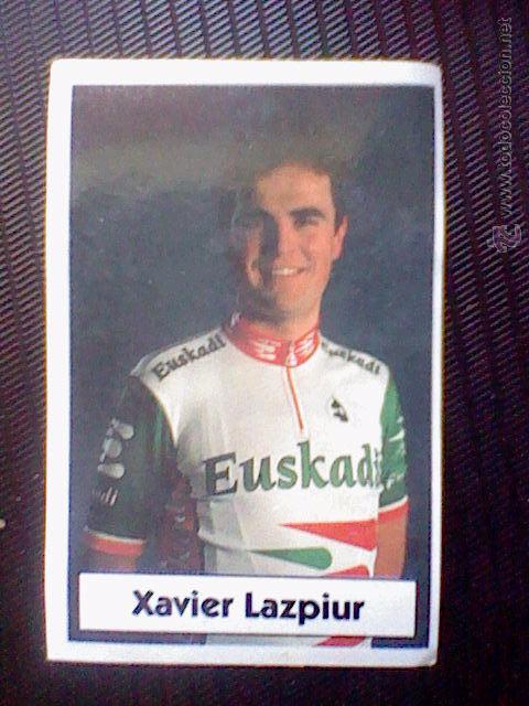 Coleccionismo deportivo: CROMO PROMOCIONAL PASTELITOS BIMBO CICLISMO LAZPIUR  EUSKALTEL N&ordm; 46