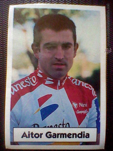 Coleccionismo deportivo: CROMO PROMOCIONAL PASTELITOS BIMBO CICLISMO GARMENDIA BANESTO N&ordm; 40