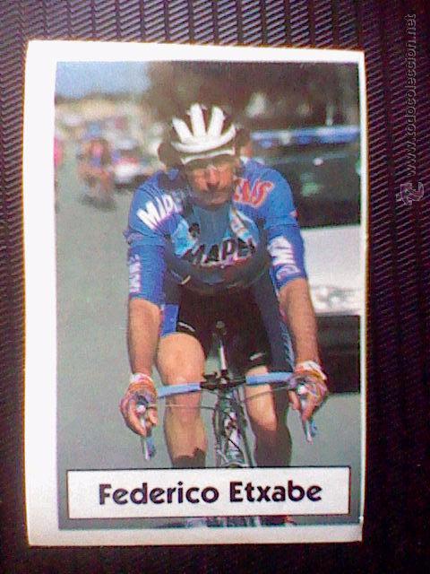 Coleccionismo deportivo: CROMO PROMOCIONAL PASTELITOS BIMBO CICLISMO ETXABE MAPEI N&ordm; 63