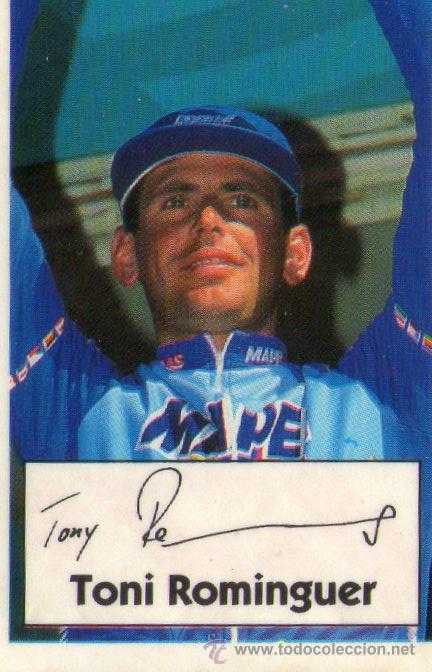 Coleccionismo deportivo: LA VUELTA CICLISTA DE BIMBO 1994 - CROMO N&ordm; 61 - TONI ROMINGUER - BIMBO - NUNCA PEGADO.