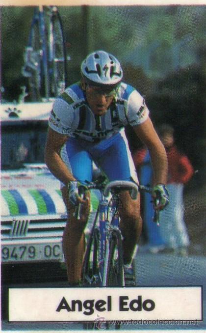 Coleccionismo deportivo: LA VUELTA CICLISTA DE BIMBO 1994 - CROMO N&ordm; 54 - &Aacute;NGEL EDO - BIMBO - NUNCA PEGADO.