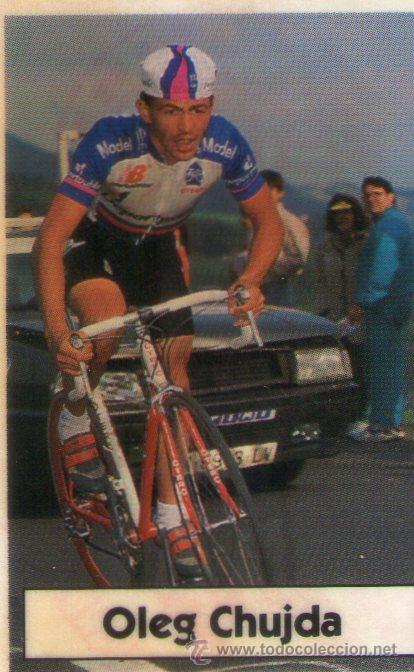 Coleccionismo deportivo: LA VUELTA CICLISTA DE BIMBO 1994 - CROMO N&ordm; 29 - OLEG CHUJDA - BIMBO - NUNCA PEGADO.