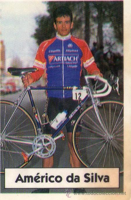 Coleccionismo deportivo: LA VUELTA CICLISTA DE BIMBO 1994 - CROMO N&ordm; 18 - AM&Eacute;RICO DA SILVA - BIMBO - NUNCA PEGADO.