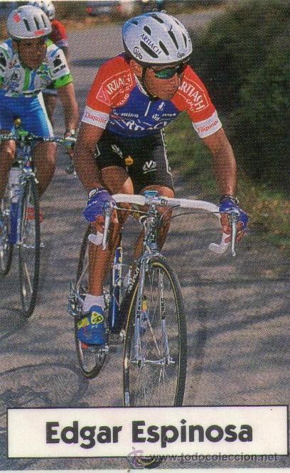 Coleccionismo deportivo: LA VUELTA CICLISTA DE BIMBO 1994 - CROMO N&ordm; 14 - EDGAR ESPINOSA - BIMBO - NUNCA PEGADO.