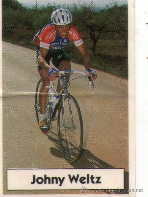 Coleccionismo deportivo: LA VUELTA CICLISTA DE BIMBO 1994 - CROMO N&ordm; 12 - JOHNY WELTZ - BIMBO - NUNCA PEGADO.